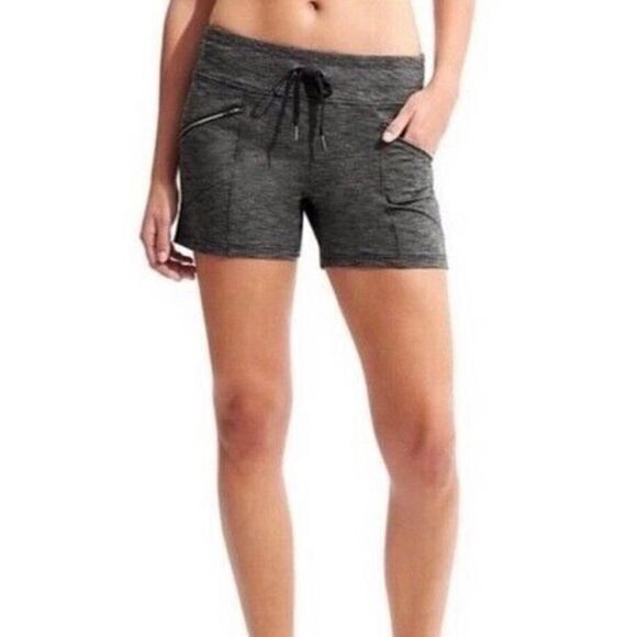 Athleta grey zipper front shirt size small - Picture 1 of 10